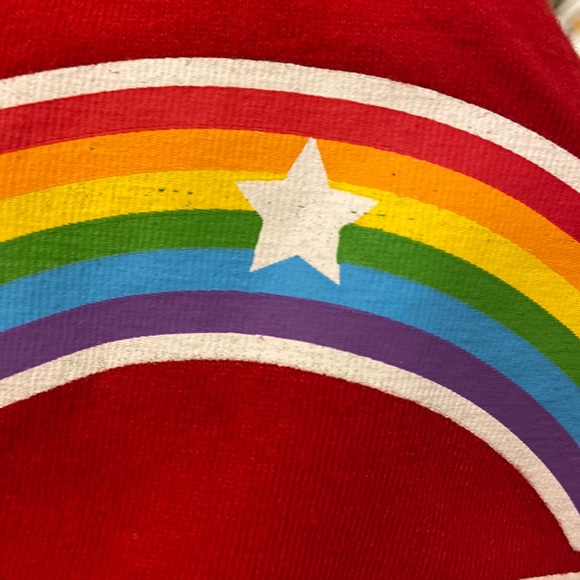 Wonder Woman Red Tank Top with Rainbow Logo - Picture 7 of 8